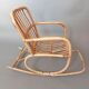 Rocking chair child rattan vintage