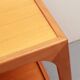 Table d'appoint cube des années 1960 en merisier, Wilhelm Renz