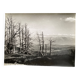 Silver gelatin photograph by Bernard Darot, mountain landscape, 20th century