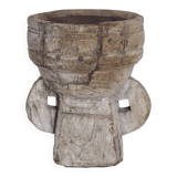 Small family bowl turned candle holder