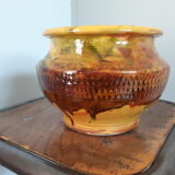 Flower pot planter with indoor plants