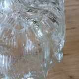 Applique/ plafonnier ancien en verre moulé