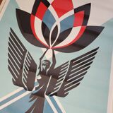 Obey "Lotus Angel" screen print