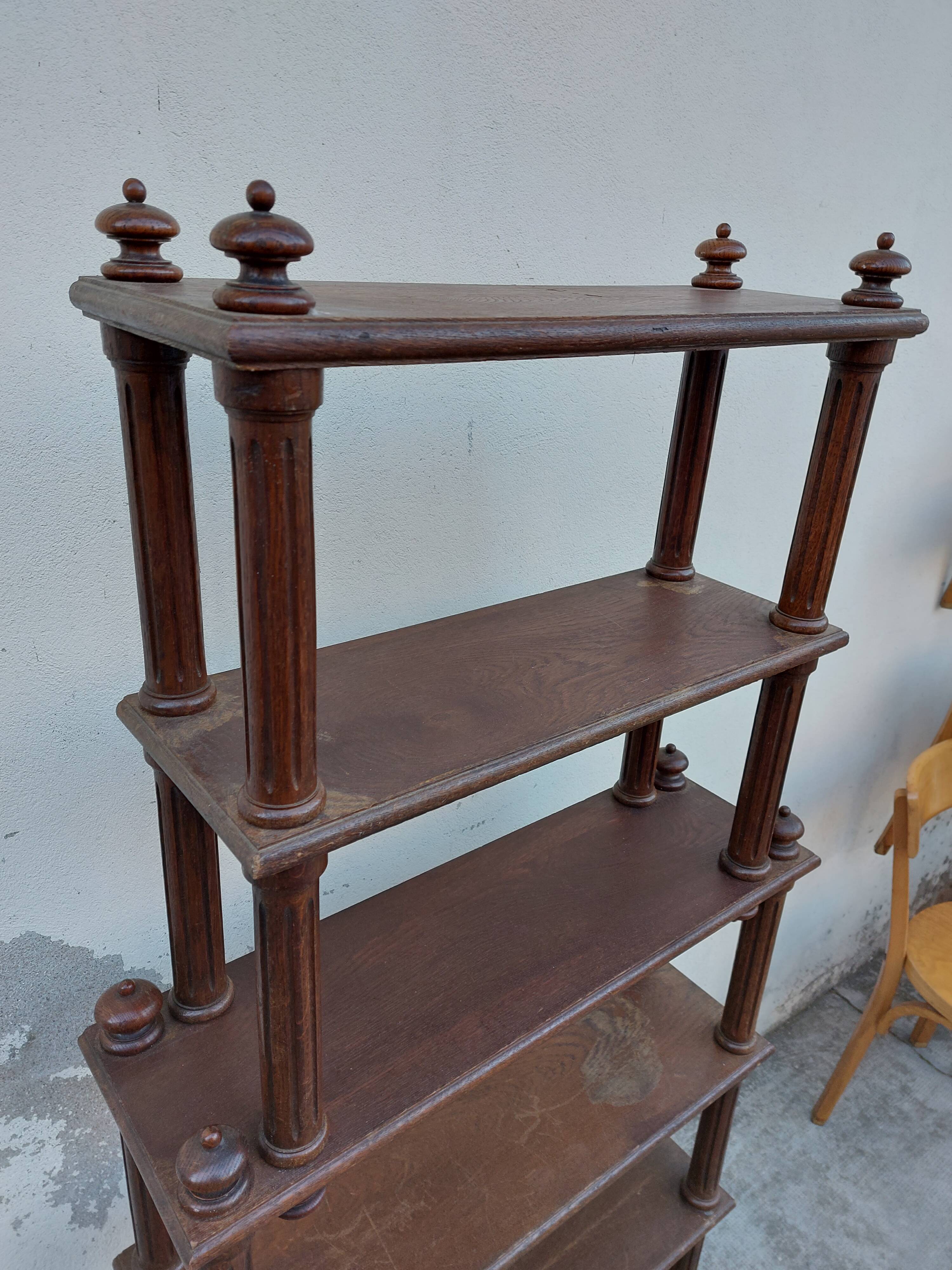 Oak Shelf 6 Trays 1900 -1m62