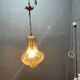 Wrought Iron Murano Glass Light Pendant 1950’s