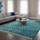 Handmade traditional beni ourain rug size 250 x 250 cm