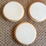 Set of 7 stoneware plates
