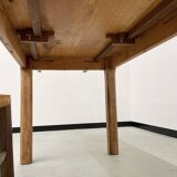 Oak farmhouse table 120cm + 200cm extensions