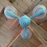 Chandelier support cast iron metal globe tulip pink glass DP 0822161