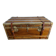 Travel trunk in camphor wood, late 19th century.