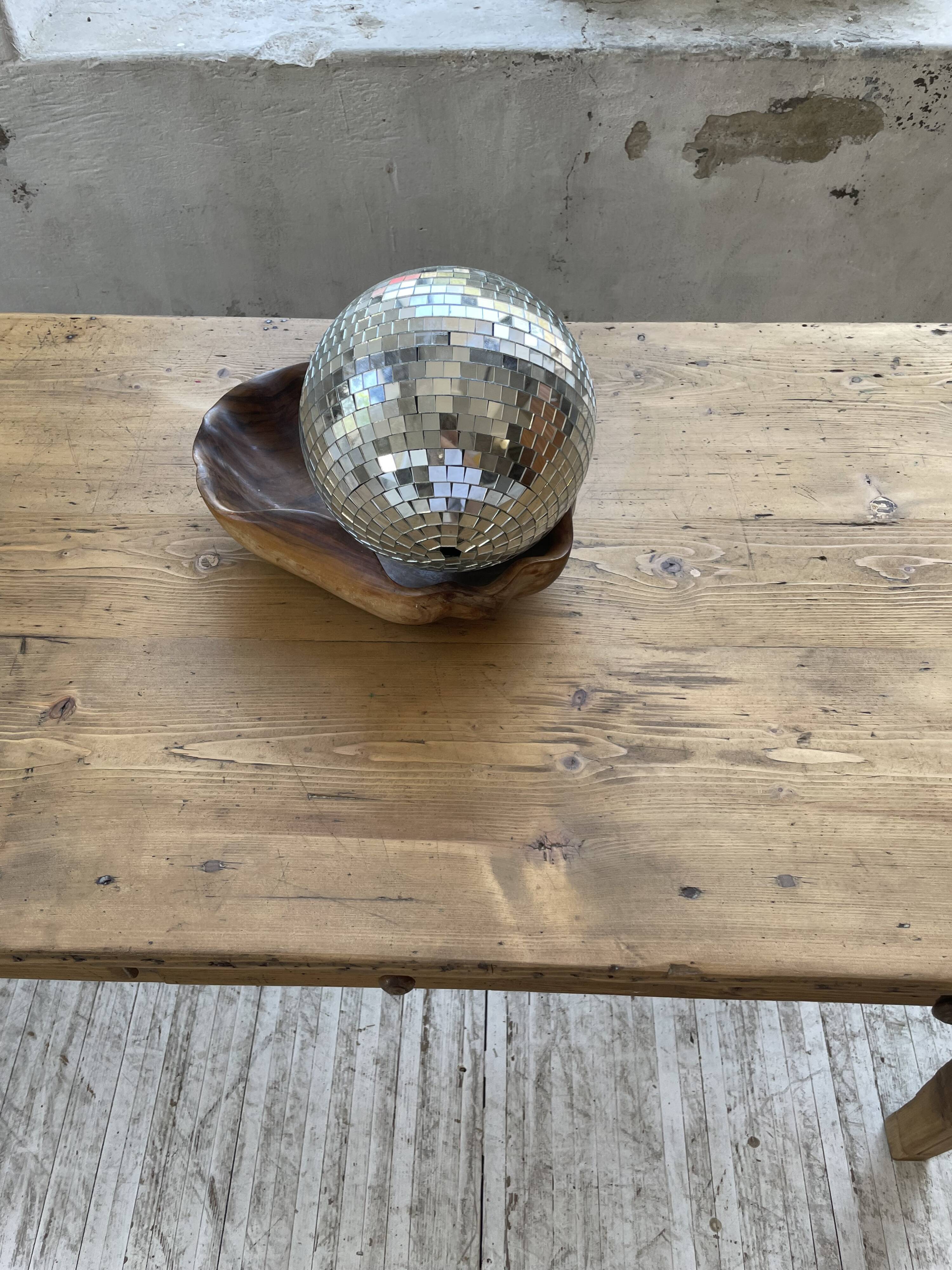 Farmhouse table pine multi-drawers