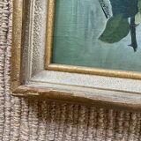 Oil on canvas, bouquet of roses, signed and dated