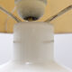 20th-century white opaline glass table lamp