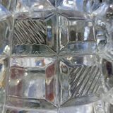 Art Deco bee-shaped vase in thick crystal