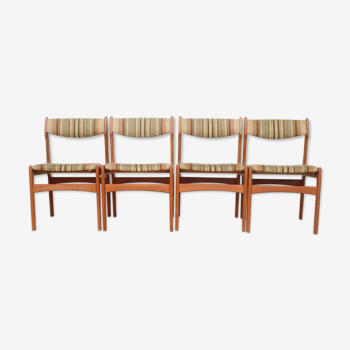 4 scandinavian chairs, 1960