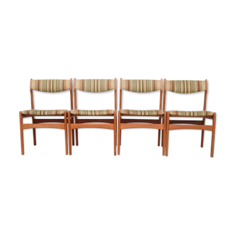 4 scandinavian chairs, 1960