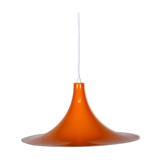 Vintage orange pendant lamp, 70's