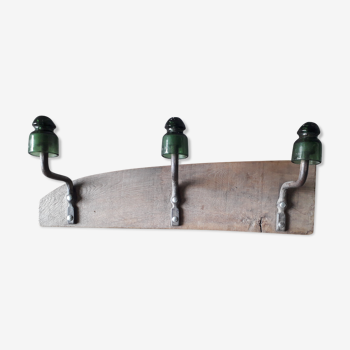 vintage industrial coat rack