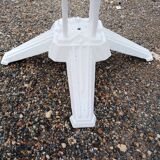 Garden furniture cast iron table and Tolix armchairs