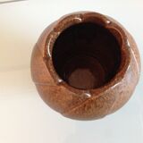 Tulip vase in brown ceramic by Steuler Keramik /vintage 60s-70s
