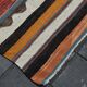 Turkish Wine Red Handmade Wool Kilim Rug, 312x407Cm