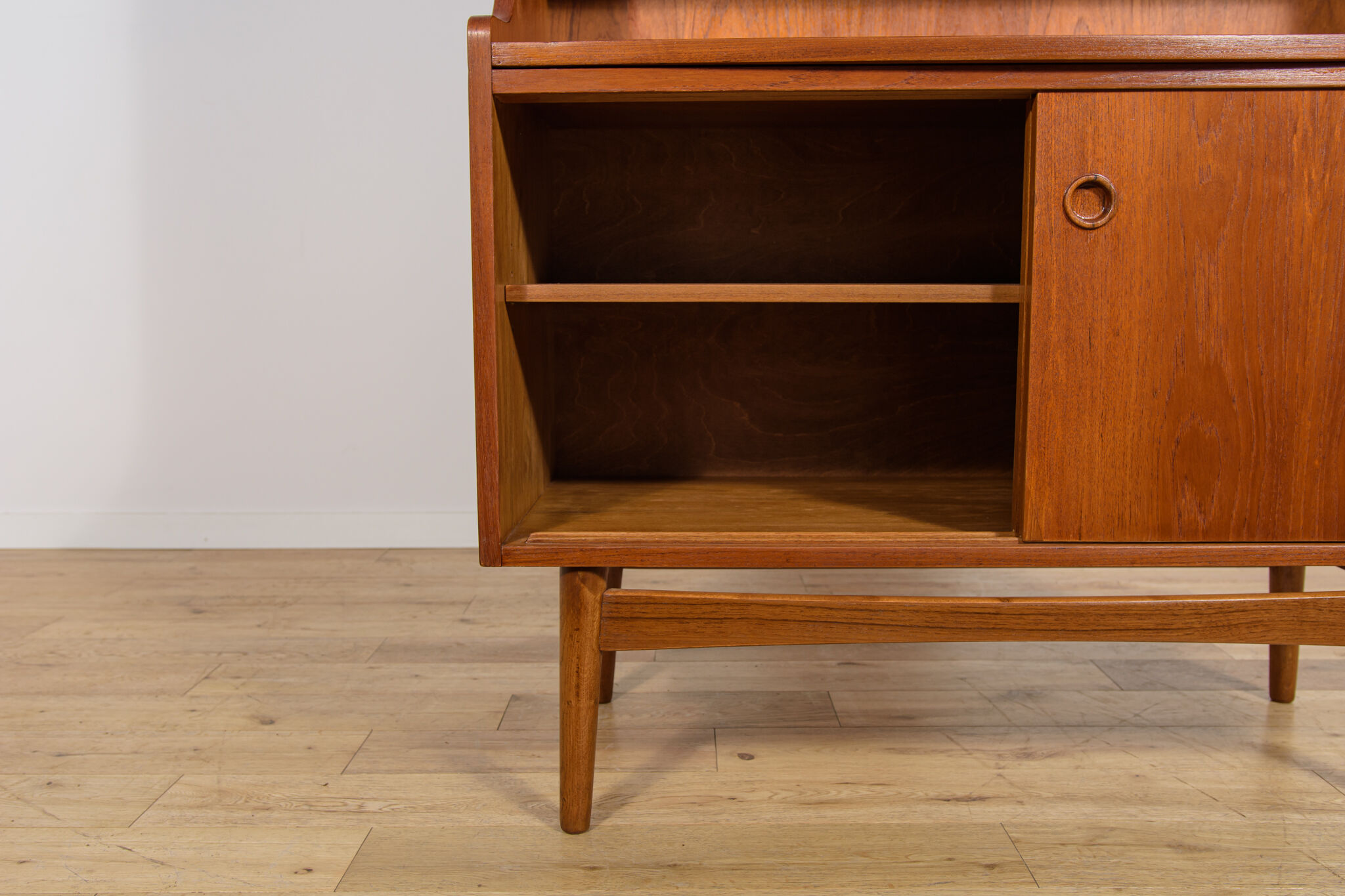 Mid-Century Teak Shelf by Johannes Sorth for Bornholm, 1960s