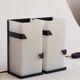 Pair of modernist metal wall lights with perspex diffuser, 1950s/1960s