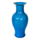 Grand vase en céramique turquoise