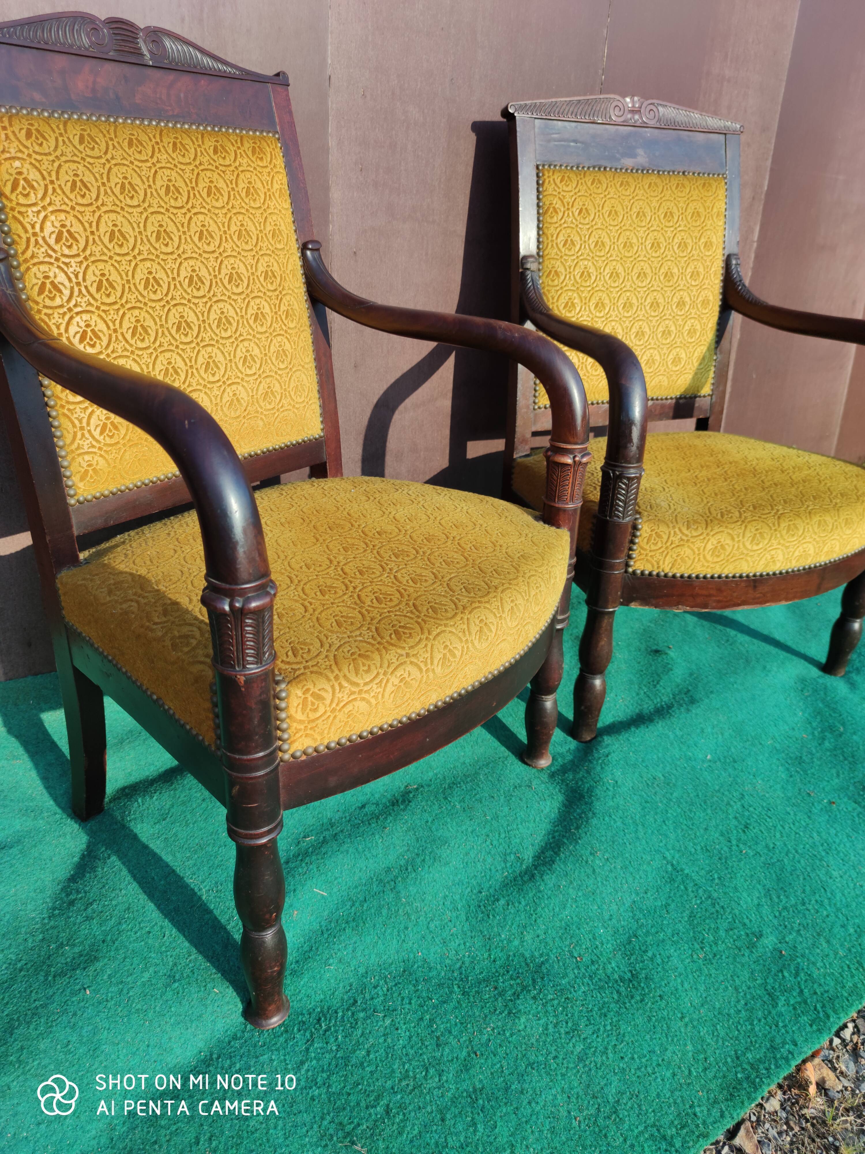 Empire armchairs