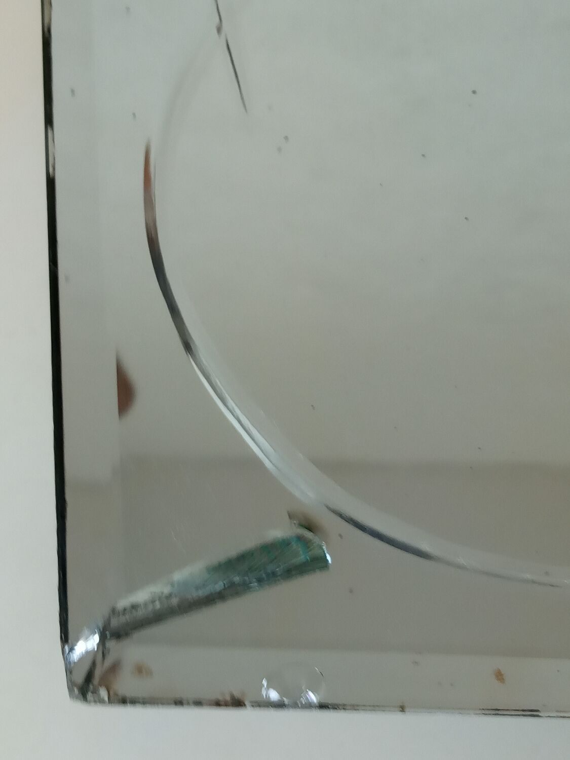 Vintage beveled mirror 60×42 cm