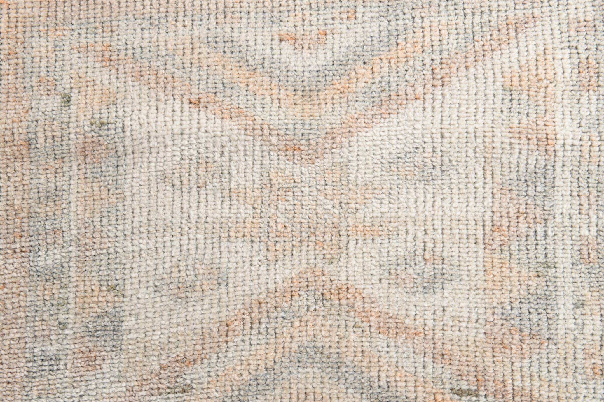 3x12 Pale Orange Beige Turkish Vintage Runner Rug, 86x352Cm SK 18322