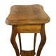 Vintage high side table in wood / plant table / shelf