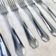 6 vintage stainless steel forks vlm italia