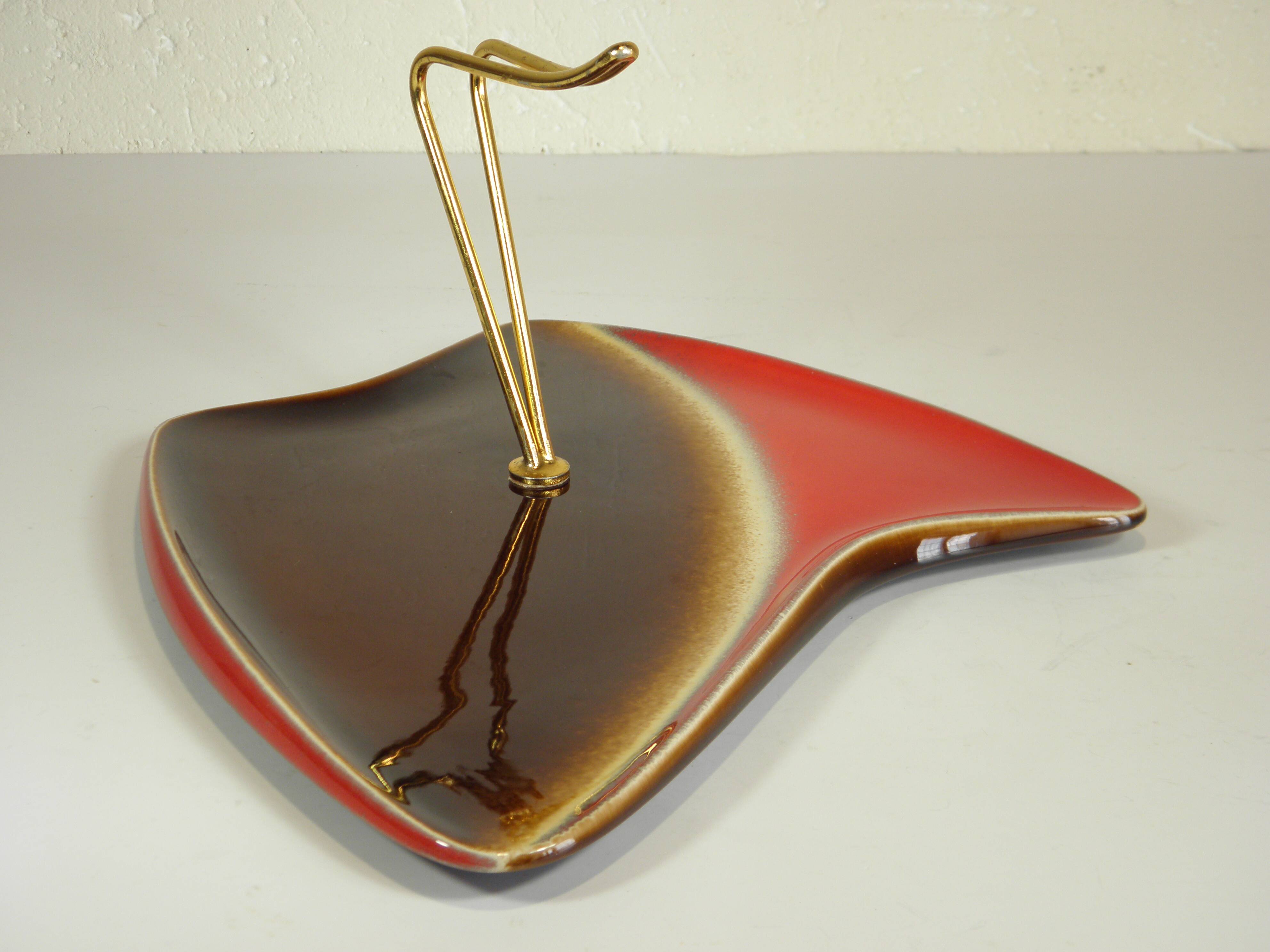 1960s ceramic cheese platter