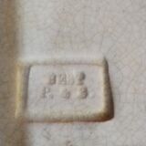 Set of three HB English porcelain plates