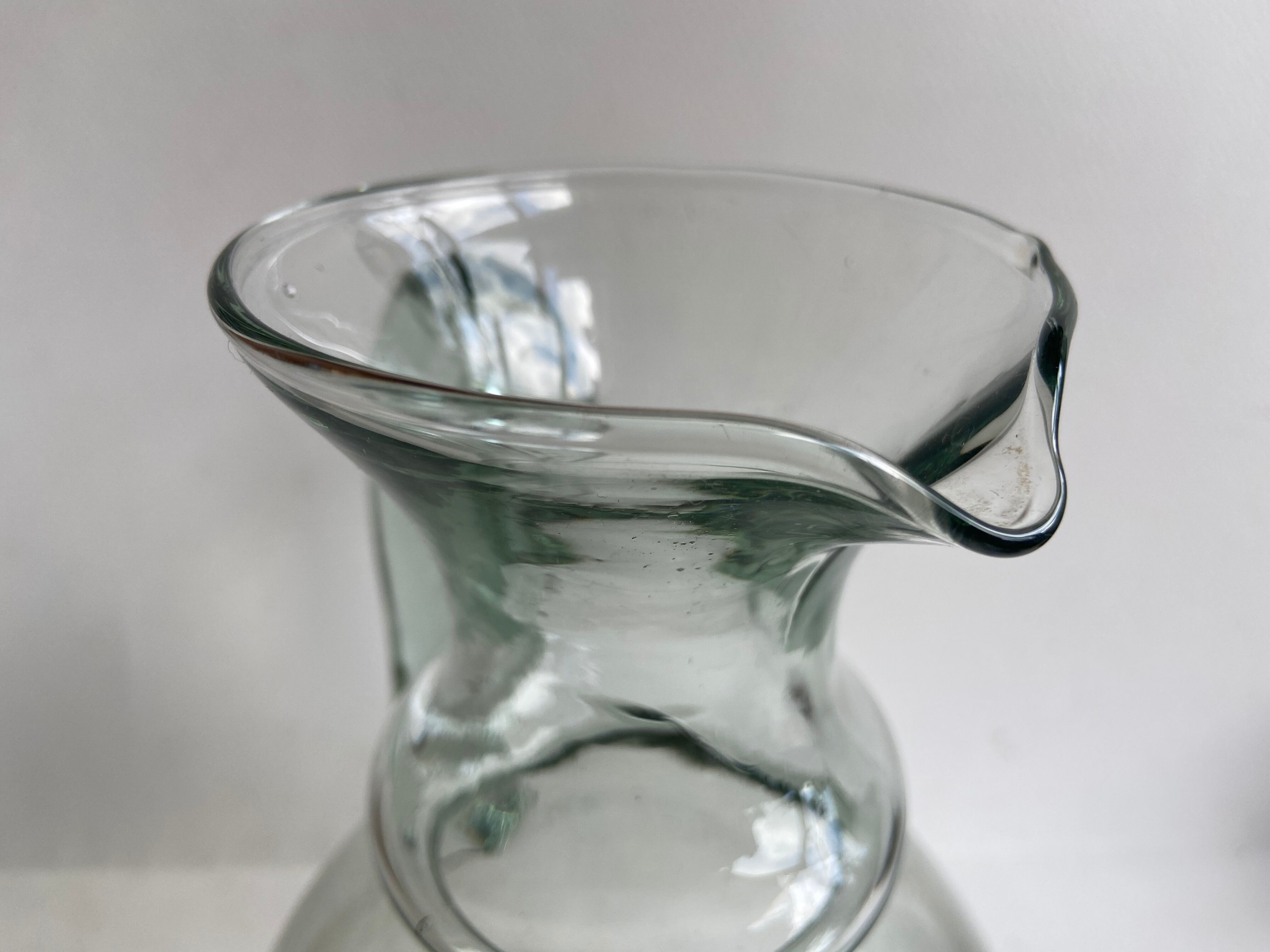 Glass pitcher