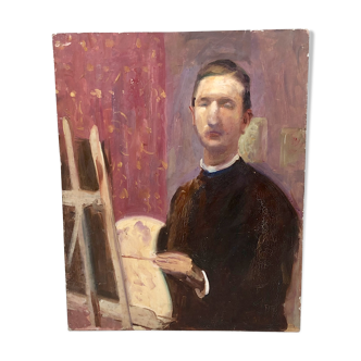 Self-portrait of an artist painter