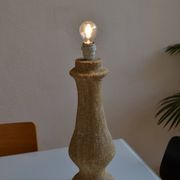 Pied de Lampe Travertin Pierre Design Fratelli Mannelli Albert Tormos