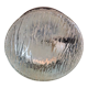 Vintage 60s-70s round ice glass ceiling light