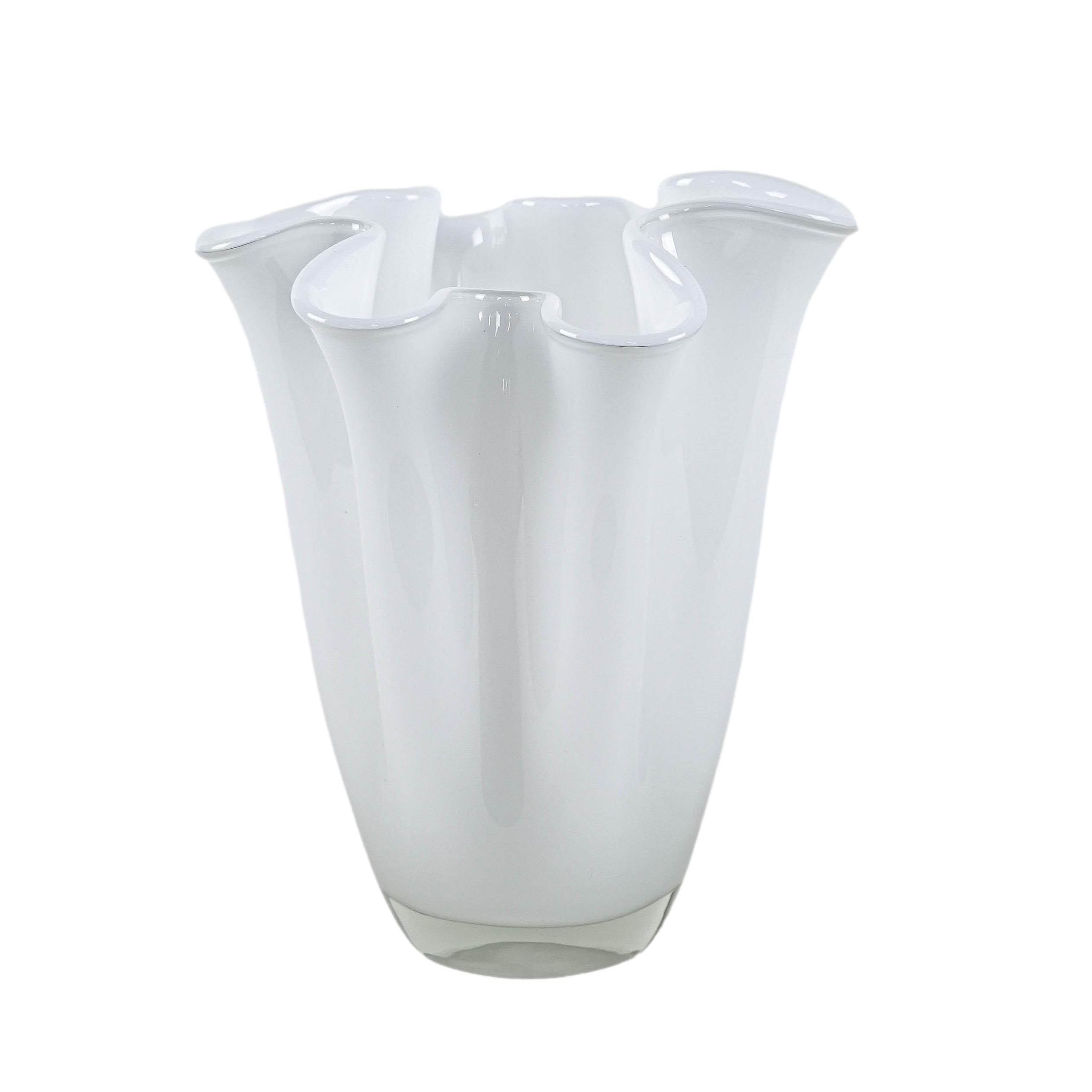 Glass vase, Danish design, 1970s, made in Denmark