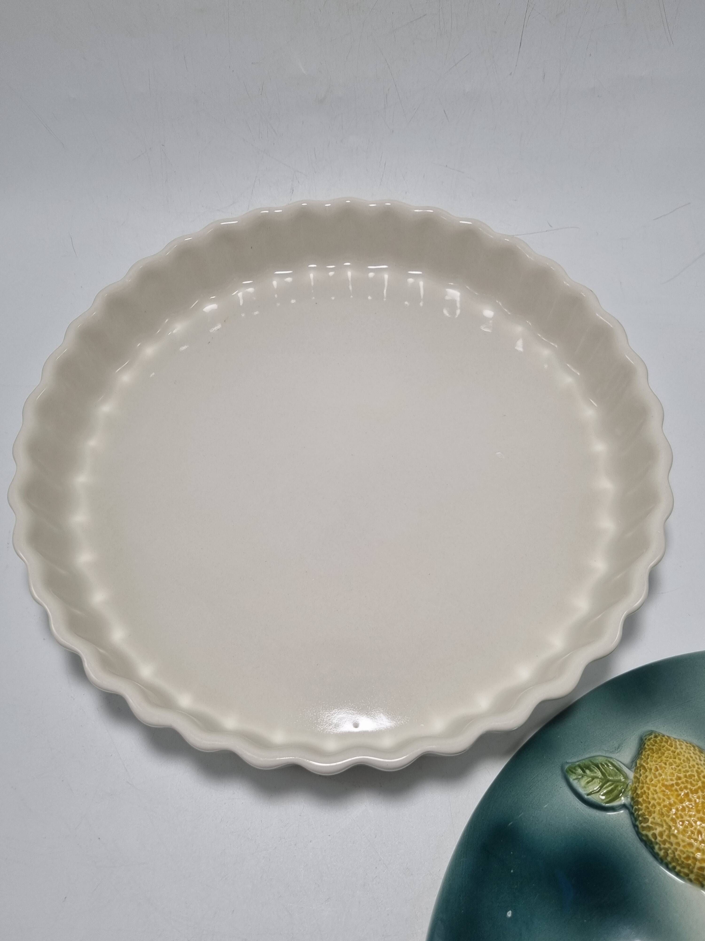 Slip-covered dish