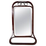 Extremely rare secessionist mirror no. 1148 by Gustav Siegel for J&J Kohn