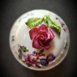 Pot à crème porcelaine fine ancienne