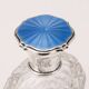 Antique 19thC Regency Solid Silver & Cut Glass Scent Bottle, London c.1812