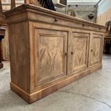 3-door cherry wood sideboard