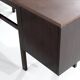 Canaan desk in wood and leather by Marcel Breuer for Gavina, Italy 1950s.