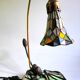 Art Nouveau Table Lamp Tiffany Style "Lotus Flower"