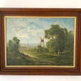 Oil on canvas from the beginning of the 20th century by Sivel