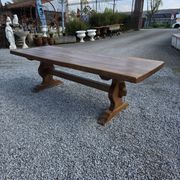 Table monastère en chêne massif,  243cm de L