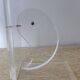 Yin Yang bookends in plexiglass - 1980s postmodern design